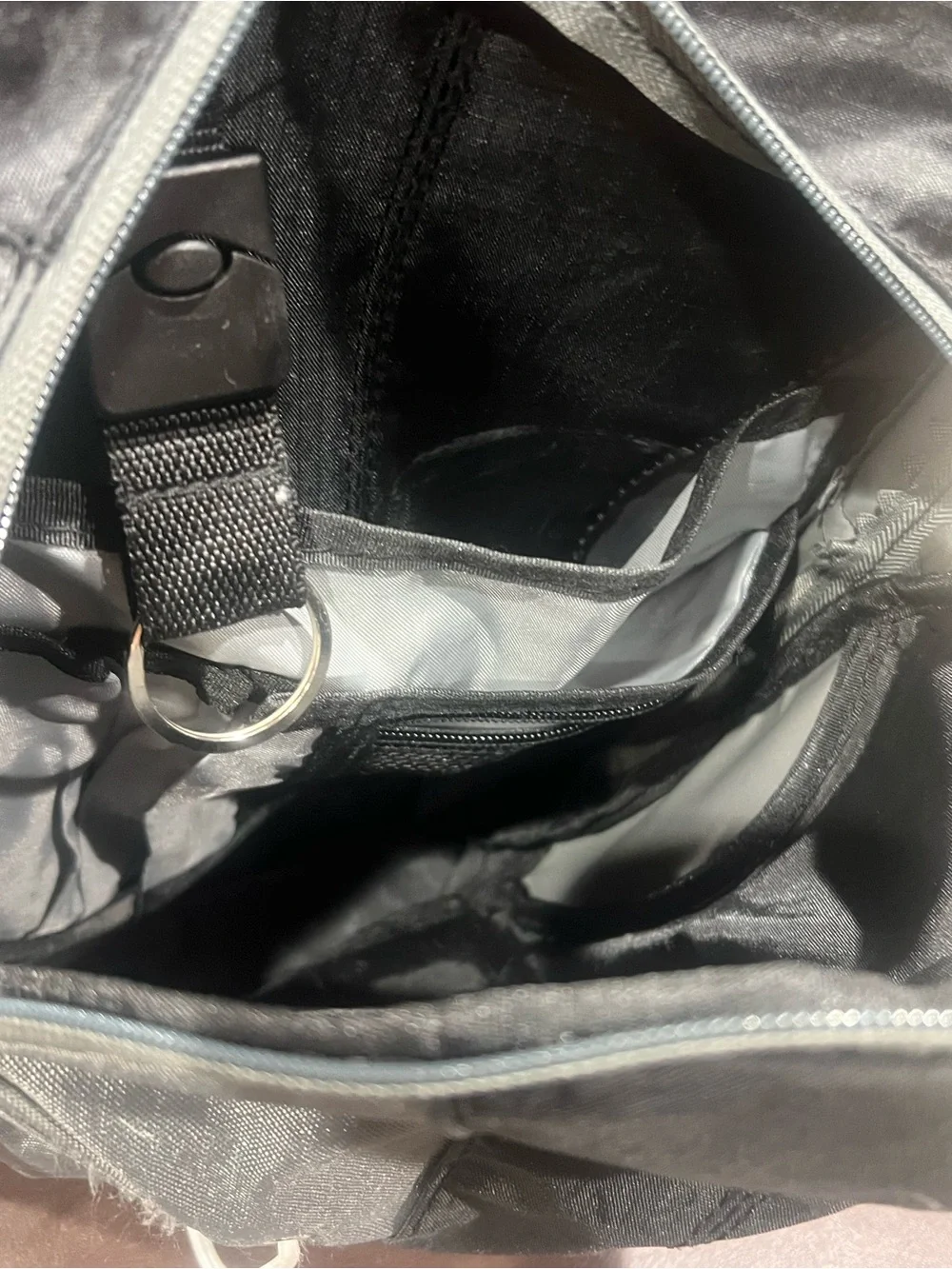 Black and Gray Everyday Backpack - Padded, Multi-Compartment Carry